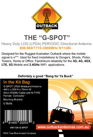 The G-SPOT Antenna by Outback Antennas