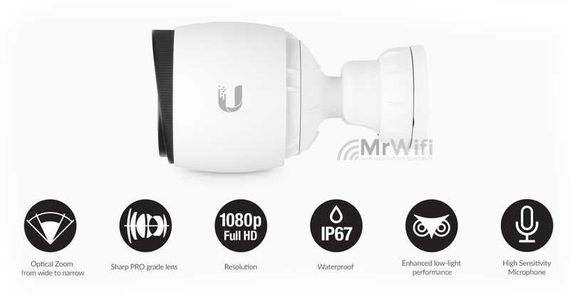 Adjust the field of view to precisely match your scene with the ultra-sharp 3X electronically adjustable zoom lens. Capture every detail with the oversized image sensor. See in the dark with the 8 integrated high-power infrared LEDs.