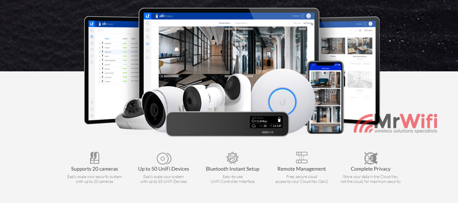 UniFi Protect, Manage UniFi Security Cameras, UniFi Wireless and Cloud Key with the all-new Cloud Key Gen2 Plus