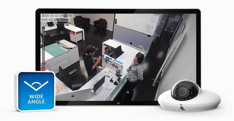 UniFi Video mobile app for easy camera management and live streaming from an iOS or Android-based smartphone or tablet. Featuring a wide-angle lens for a superior field of view, the UniFi Video Camera G3 Dome provides 1080p HD resolution at 30 FPS.