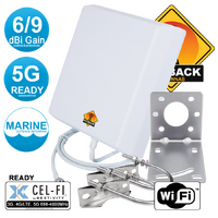 The"OD WALLY" Pole Mount  Panel Antenna OUTDOOR 6/9dBi, 698-4000MHz