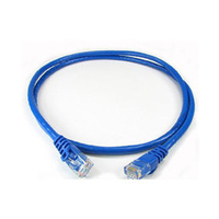 Cat6 Eth Patch Cable 25cm Blue UTP Snagless