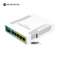 RB960PGS hEX POE Router 5x Gigabit Ethernet with PoE, USB, 800MHz CPU, 128MB RAM, OS L4
