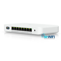 Ubiquiti UniFi Device Bridge Switch (UDB-SWITCH) | 8-Port Multi-Gig PoE+ Switch with WiFi 7 Wireless Uplink