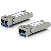 Ubiquiti 10G SFP+ Single-Mode 10km Fiber Optic Module (Twin Pack)