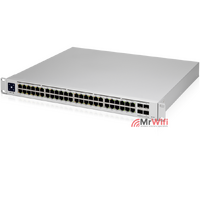 UniFi 48 Port Gigabit Switch Gen2, 802.3bt PoE, Layer3 Features and SFP+