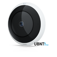 Ubiquiti UniFi Protect High-resolution Pan-Tilt-Zoom camera White with a 360° fisheye lens and built-in IR LEDs