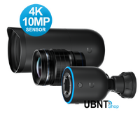 Ubiquiti UniFi Protect AI DSLR Indoor/outdoor 4K PoE Camera,17 or 45 mm Lens, 4K (8MP) Video Resolution, Weatherproof, 2-way Audio,