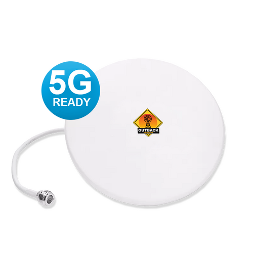 The "PIKLET" Omni Antenna Ultra Low Profile INDOOR 3G, 4G, LTE, 5G 698-960/1710-4000MHz or 2.4Ghz WiFi 5dBi,