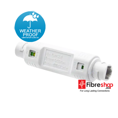 Buy PoE Extender 100m 30W Outdoor Waterproof IP66 CCTV Ethernet Single Port 10/100