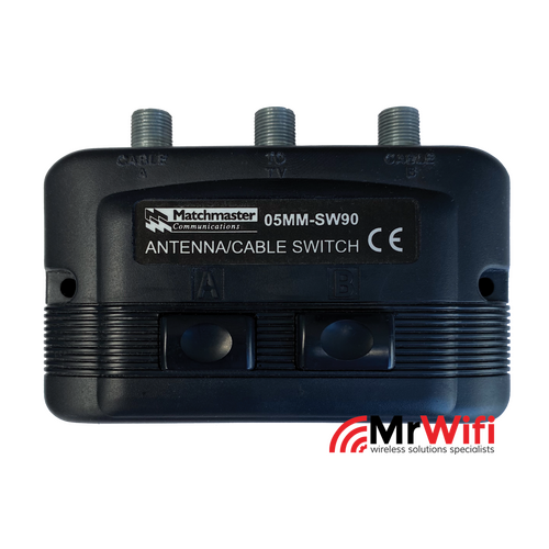 TV and Satellite RF Selector Switch by Matchmaster