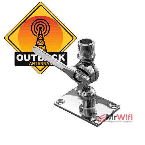 Antenna Mount Marine Adjustable "WET-SPOT" Stainless Steel