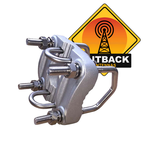 Yagi Antenna Mounting Bracket Heavy Duty Pole, Stainless Steel Cross Mast By Outback Antennas