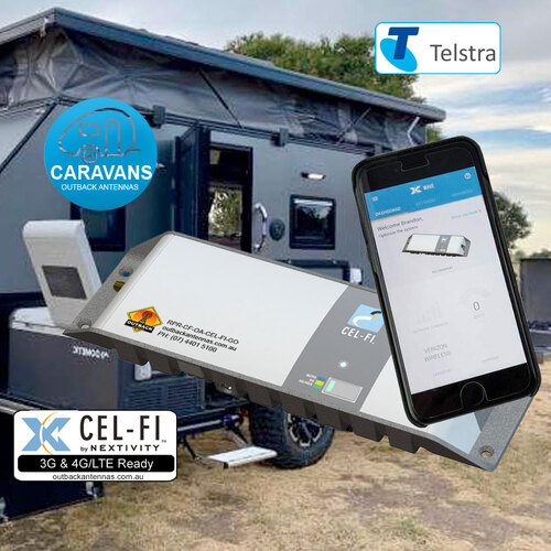 Cel-Fi GO Mobile Repeater Kit for Caravans, Motorhomes & RV's.