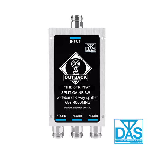 3 Way Splitter N-Type Female Connectors 698-4000MHz Micro Strip Power Divider. Buy Online in Australia The "STRIPPA"