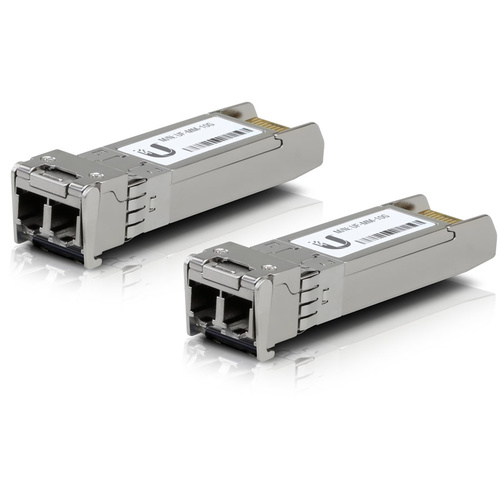 Ubiquiti 10G SFP+ Multi Mode 850nm 300m Fiber Optic Module (2 Pack)
