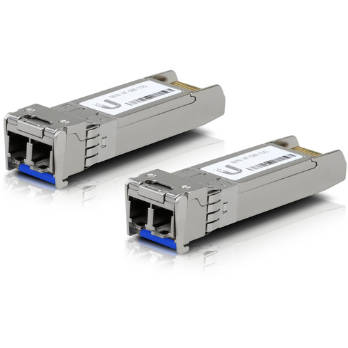 Ubiquiti 10G SFP+ Single-Mode 10km Fiber Optic Module (Twin Pack)