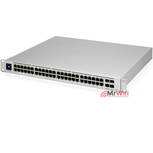 UniFi 48 Port Gigabit Switch Gen2, 802.3bt PoE, Layer3 Features and SFP+